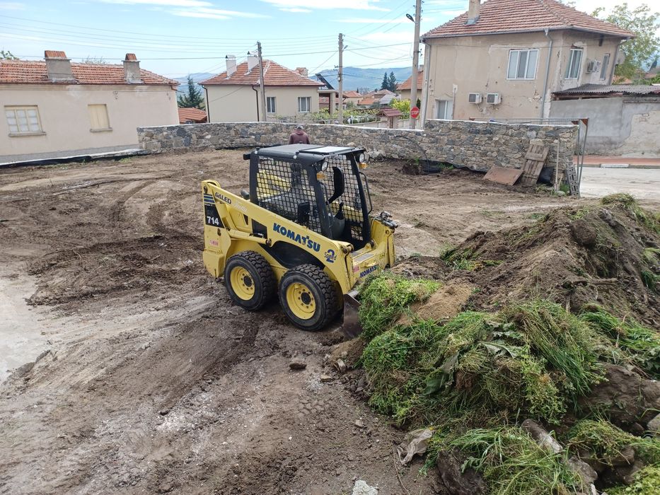 Услуги с бобкат и самосвал