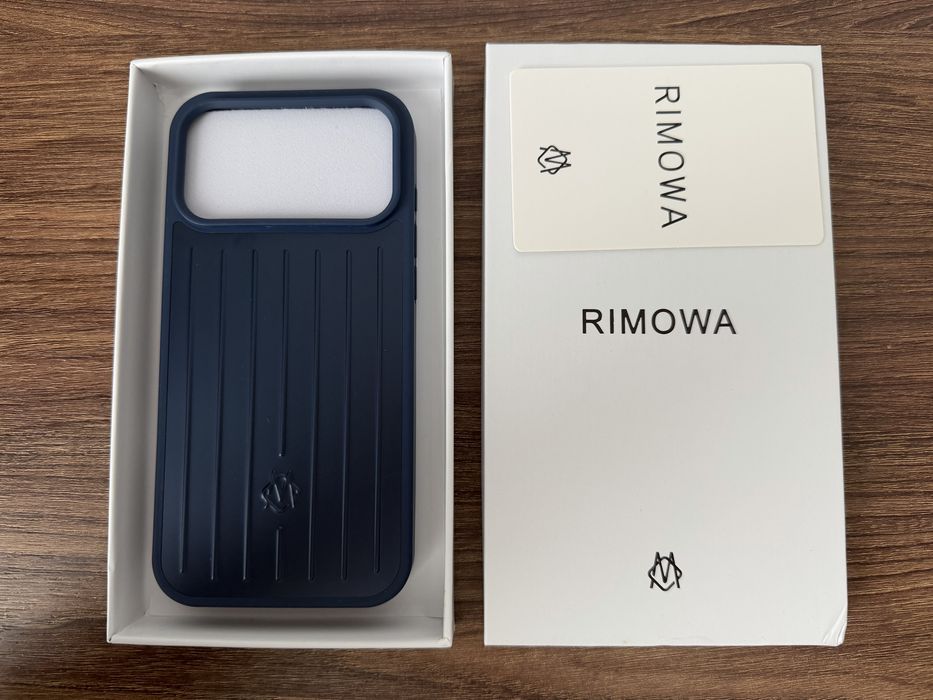 Rimowa iPhone 17 Pro Max Case Husa Deep Blue Albastru