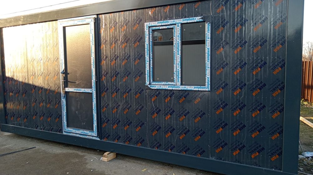 Vand container cu vitrina