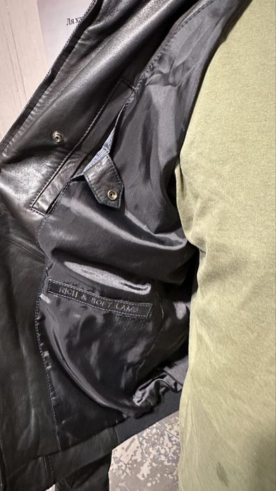 Оригинал boss кожаная куртка
