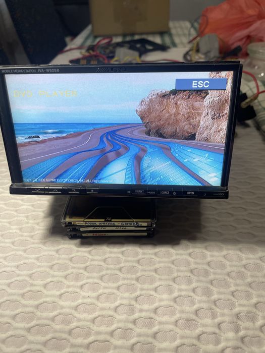 Dvd auto 2 din alpine iwa 505