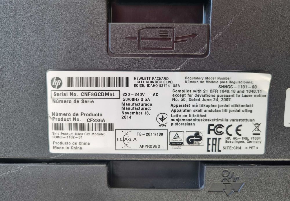 HP LaserJet Pro 400 MFP M425DN – на части