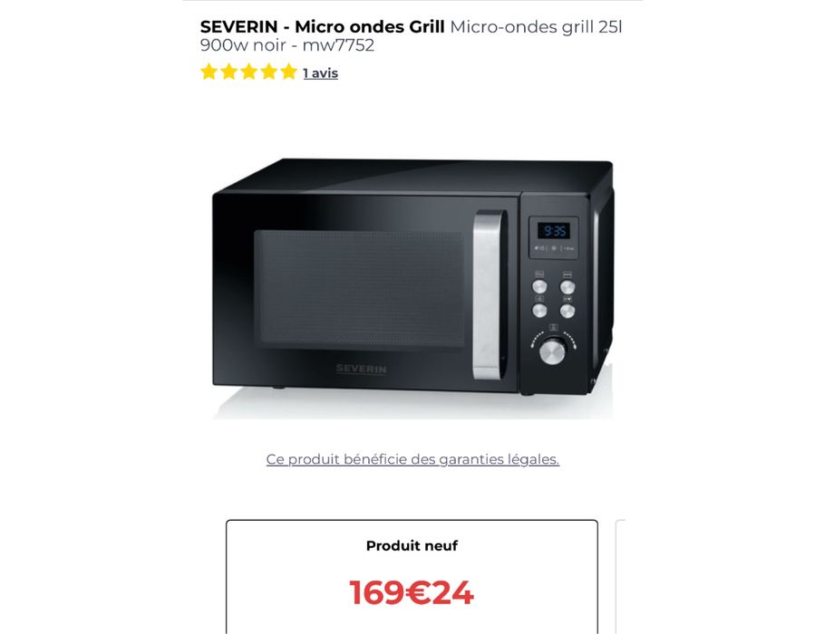 Cuptor cu microunde combinat Severin MW 7752