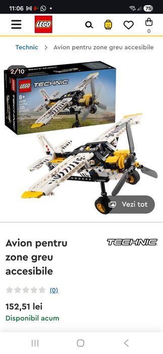 Lego Technic 42198 Bush Plane
