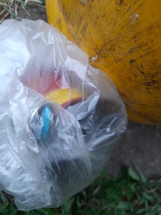 Битова бутилка с ъглов кран за газ, тип БВГ-27, 13.8 кг+вентил