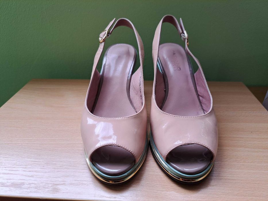 Сандали Fabiano в розово, синьо и бежово