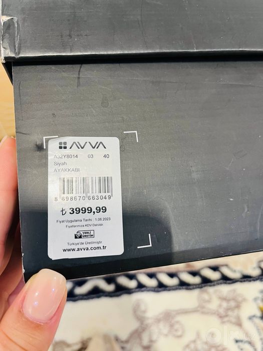 Avva tufli oyoq kiyim