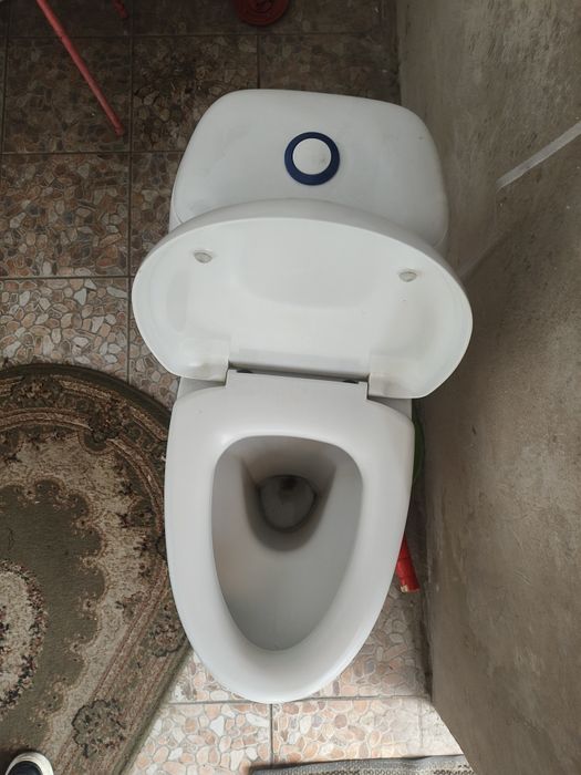 Унитаз санузел белый