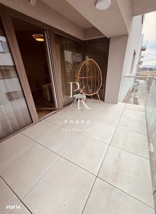 Apartament 3 camere, 70mp, mobilat complet modern, garaj, zona Borhanc