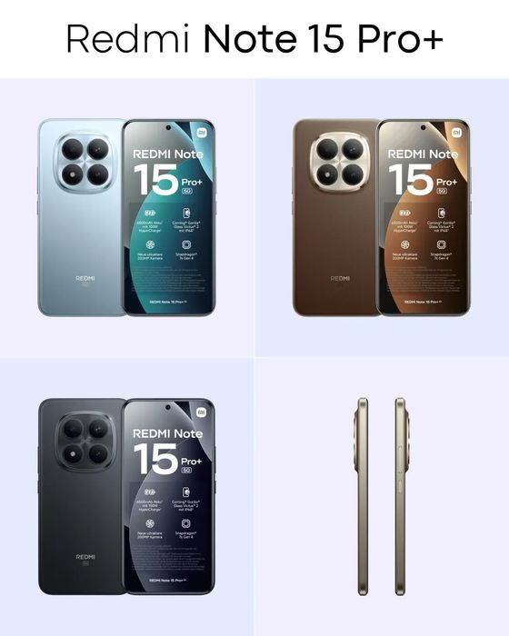 REDMI Note 15 Pro Plus 5G New Super Aksiya+Garantiya+Dastafka