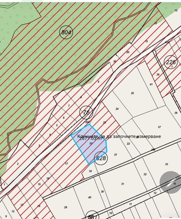 Продавам парцел в разлог