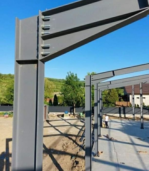 Vând hală metalică 12x18x5