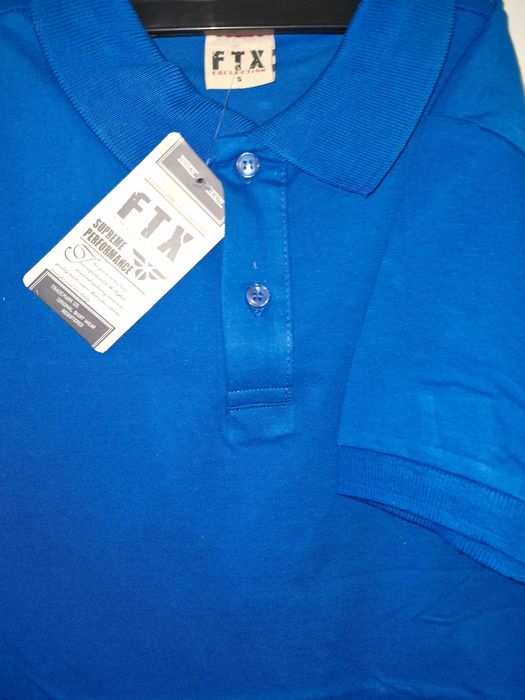 Tricou polo albastru royal