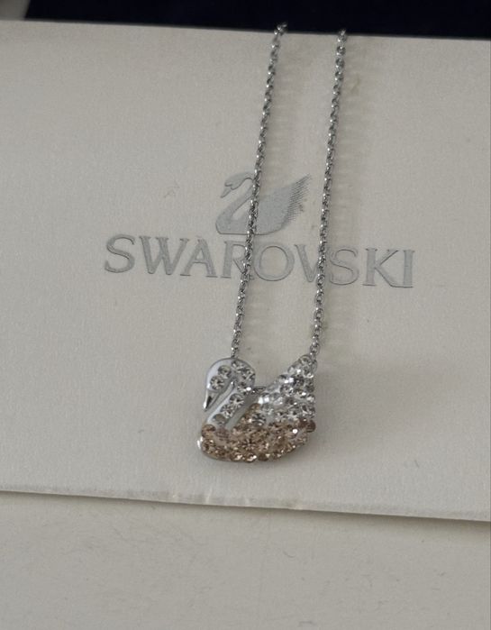 Lanț swarovski cu Lebada