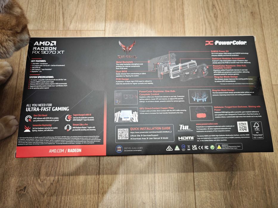 Продавам PowerColor 9070 XT Red Devil 16G-E/OC