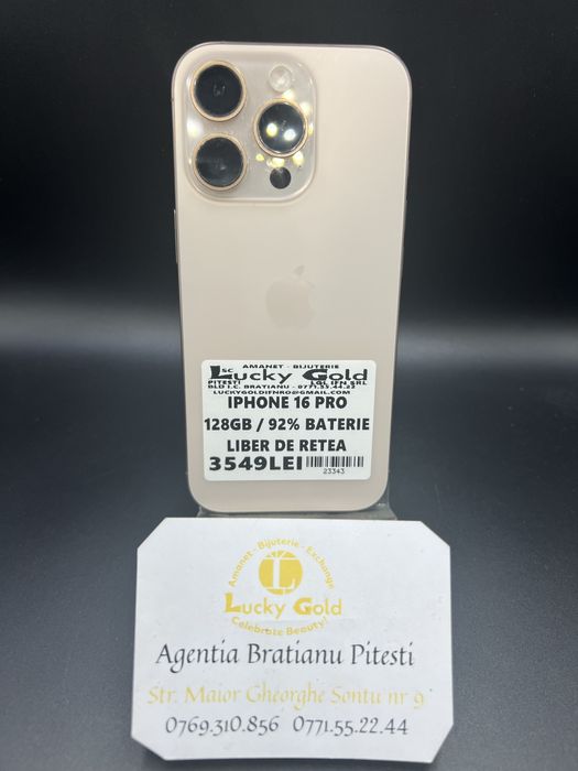 Iphone 16 Pro 128GB 92% baterie Liber de retea cod produs 23343