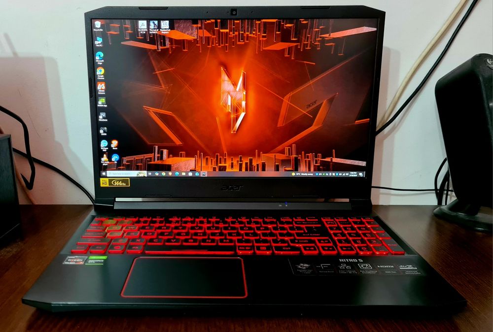Laptop Gaming Acer Nitro 5 / Ryzen 7-4800H / Video GTX 1650Ti / 32 Gb Ram/2x SSD