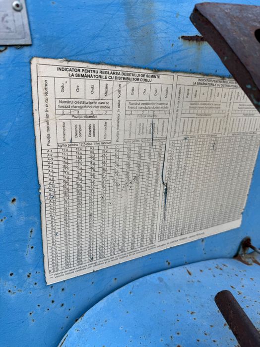 Vând Semănătoare păioase cu fertilizare Mecanica Ceahlau, an 2014