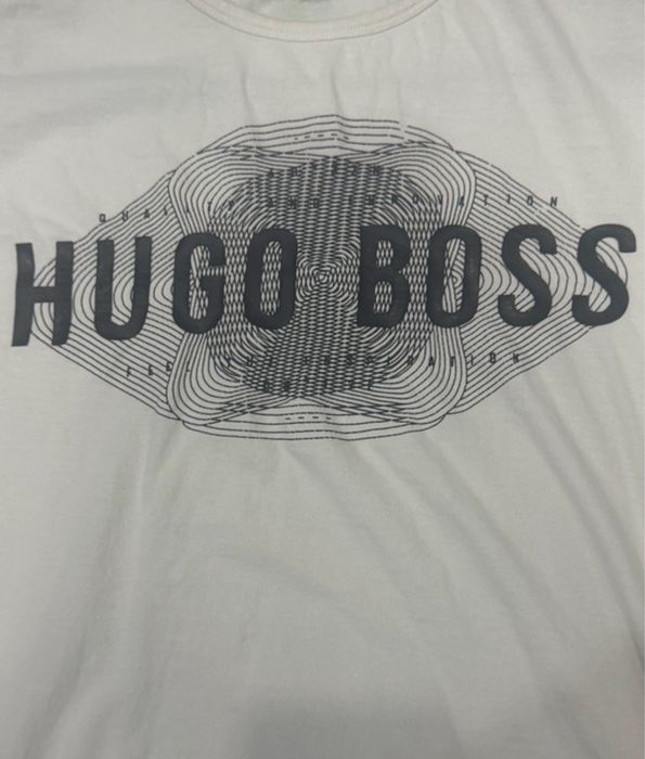 Tricou Hugo Boss barbati marimea S alb original