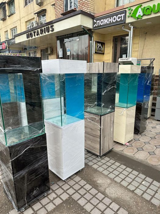 Akvarium 100 litrlik oynasi 1 sm