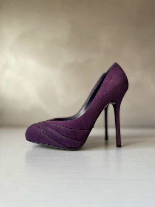 Замшевые туфли Sergio Rossi