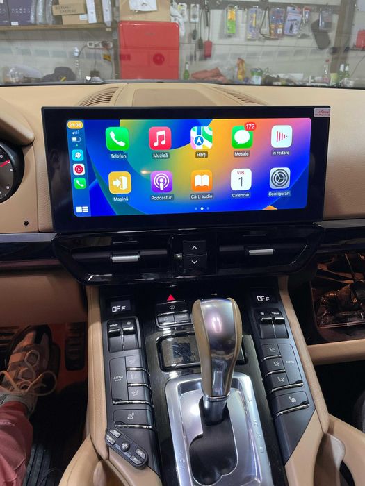 Navigatie Android Porsche Cayenne CarPlay , Android Auto