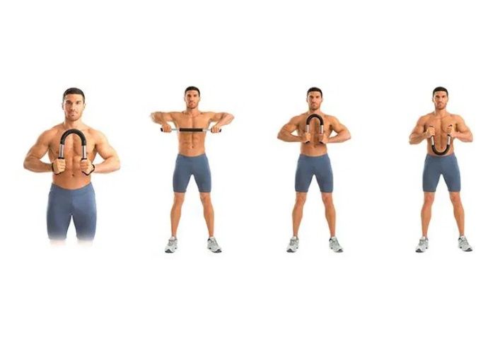 Эспандер силовой палка (грудной) плечевой