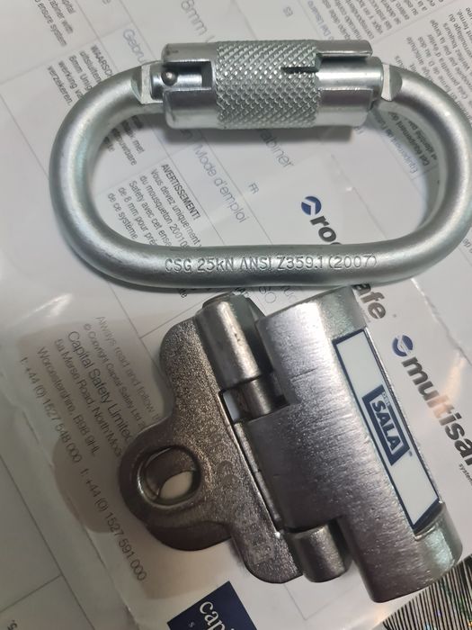 Vând Kit protecție cădere Capital Safety UniGrab + carabinieră 28kN