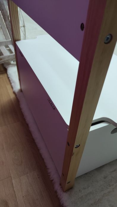 Детска пейка с ракла от MDF и дърво