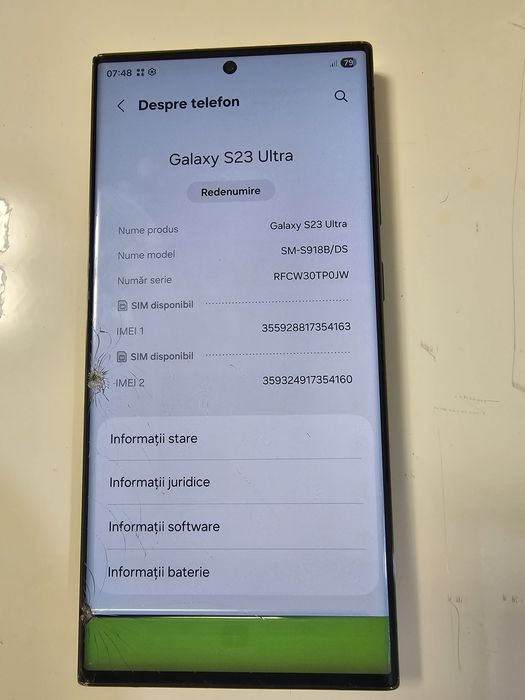 Vand samsung s23 ultra