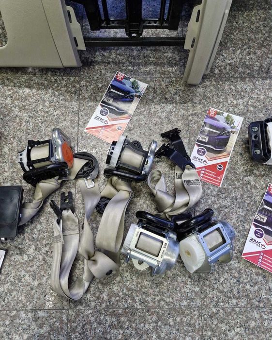 Skoda SUPERB 3 - kit airbag - plansa de bord bej negru - set centuri