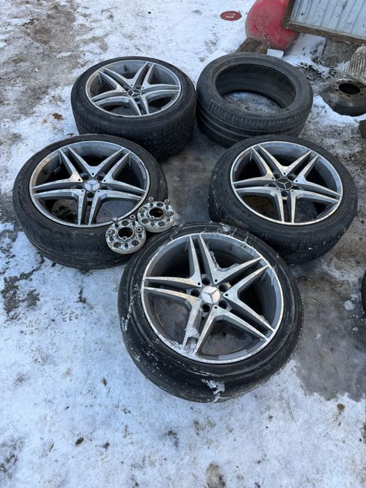 диски мерседес R18 разношироки
