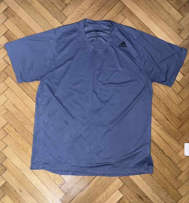 Tricou De Vară Adidas Climalite XL Albastru Sport Bărbătesc Training