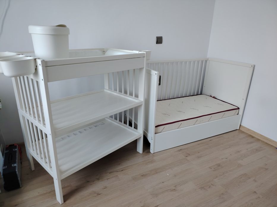 Кошара, матрак Pierre Carrdin и повивалник Ikea/ИКЕА + обиколник, кошо