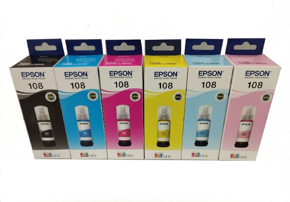 Чернила 108, 057, 115, G41, Pixma 490 для всех принтеров canon и epson