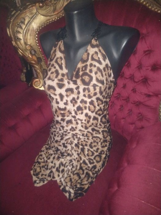 Бюстиета в леопардов принт