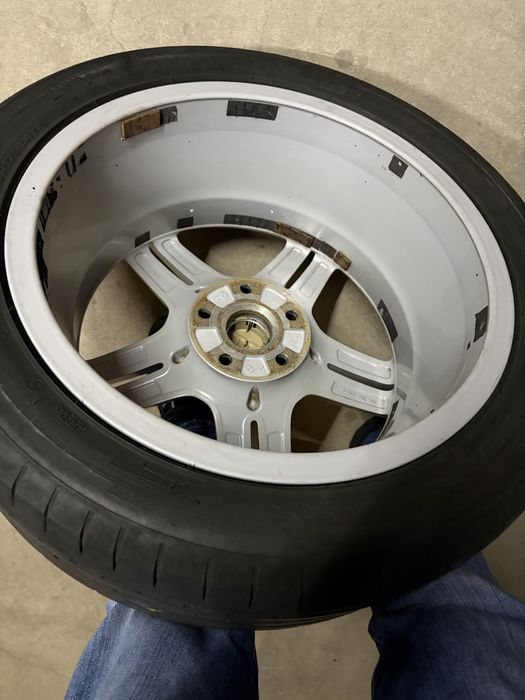 Jante Audi originale R17 + anvelope 235/45 R17 – set complet