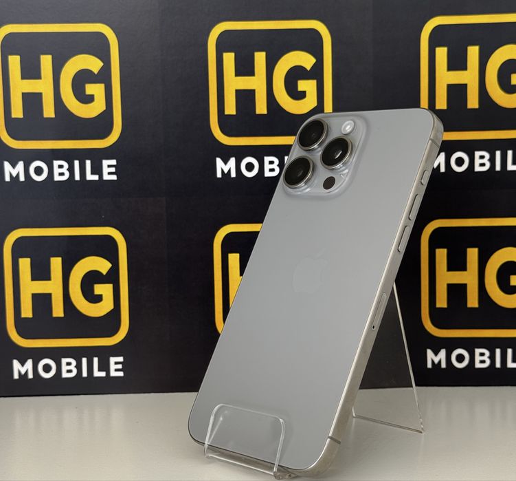 iPhone 15 Pro Max(Natural)-256GB, Impecabil, Garantie 1 An