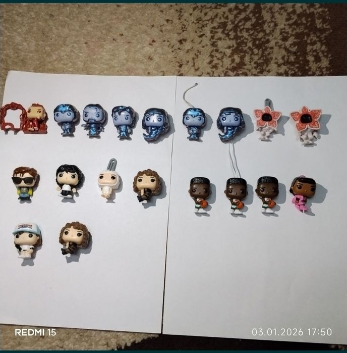 Продажа фигурок Kinder Joy Stranger things. Цена: 25000 сум за фигурку