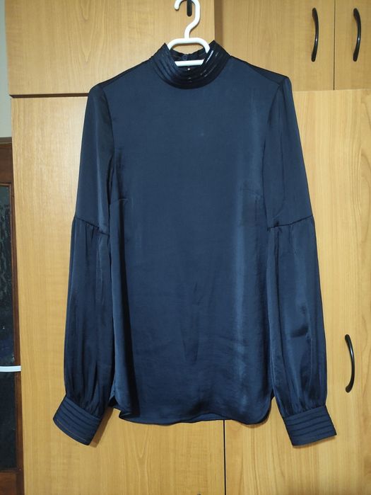 Cămașă dama neagră H&M