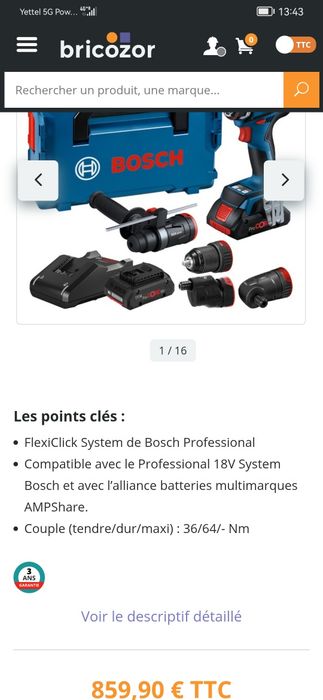 Bosch GSR 18V -90FC