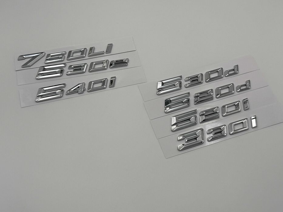 Embleme BMW MOTORIZARE seria 3 seria 5 seria 7 nou crom