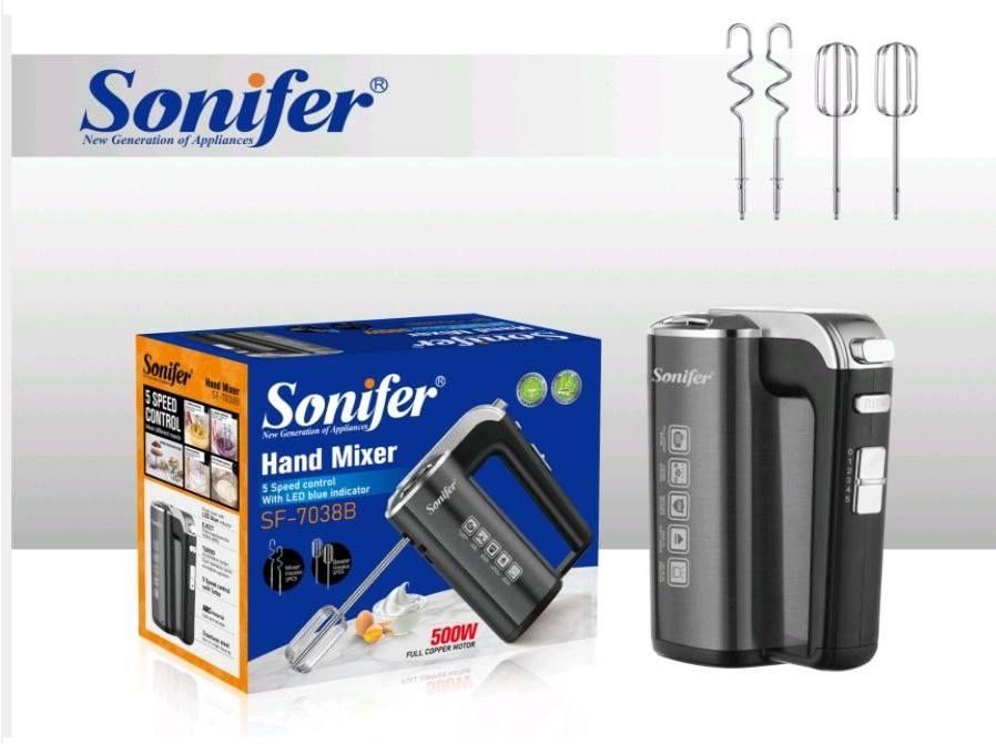 Многофункциональный ручной миксер для теста Sonifer SF-7038