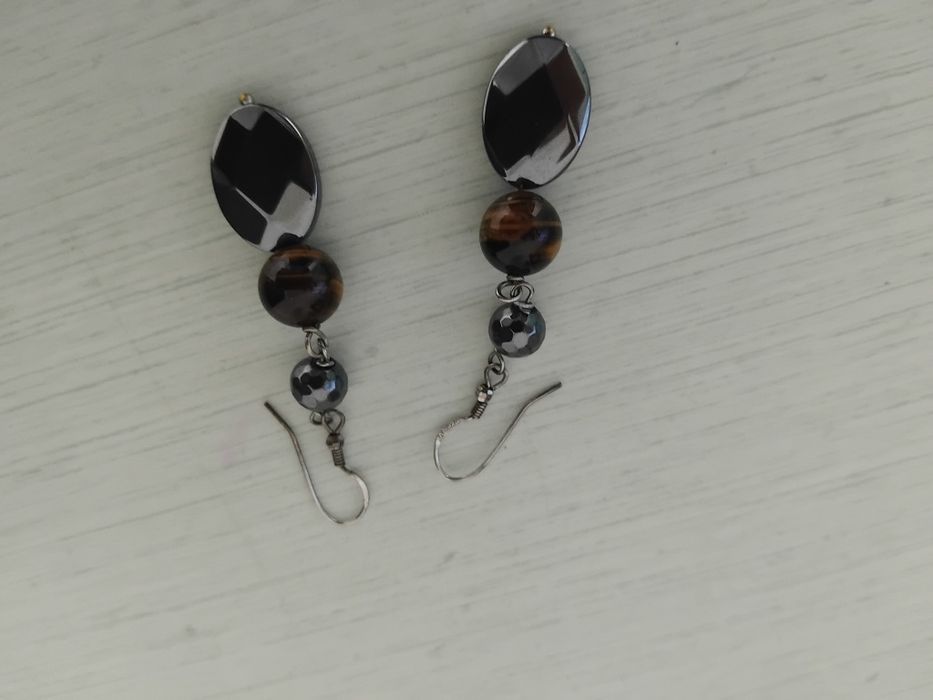 Set colier perle alb,cerceii incheietoarea argento,bratara
