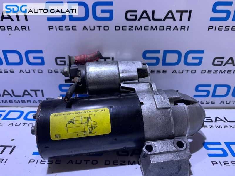 Electromotor cu 11 Dinti BMW Seria 3 E90 E91 E92 E93 316 318 320 2.0 D N47 2006 - 2013 Cod 7802508 1241780250803 0001109070 [B3322]