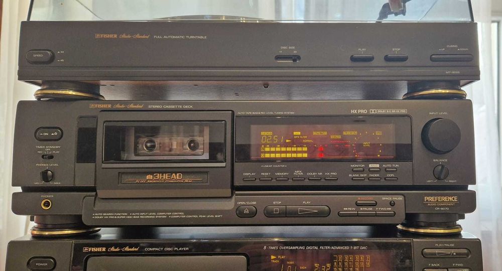 fischer linie (amplificator,deck,cd player,tuner si pickup)