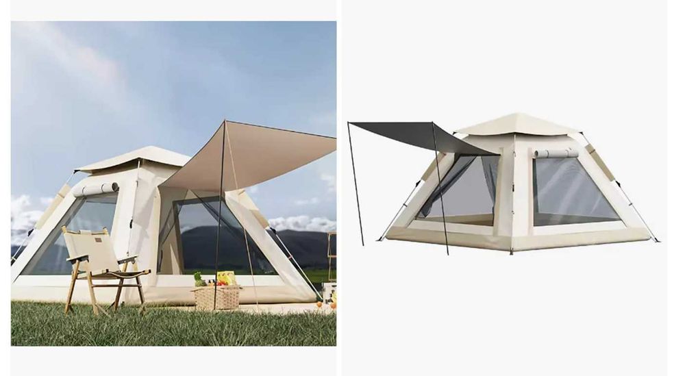 Палатка автомат 4 мест Размер-210х210х135 см Доставка бесплатно