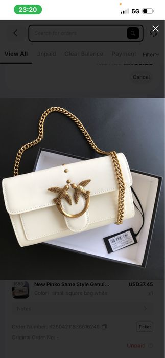 Бяла чанта Pinko