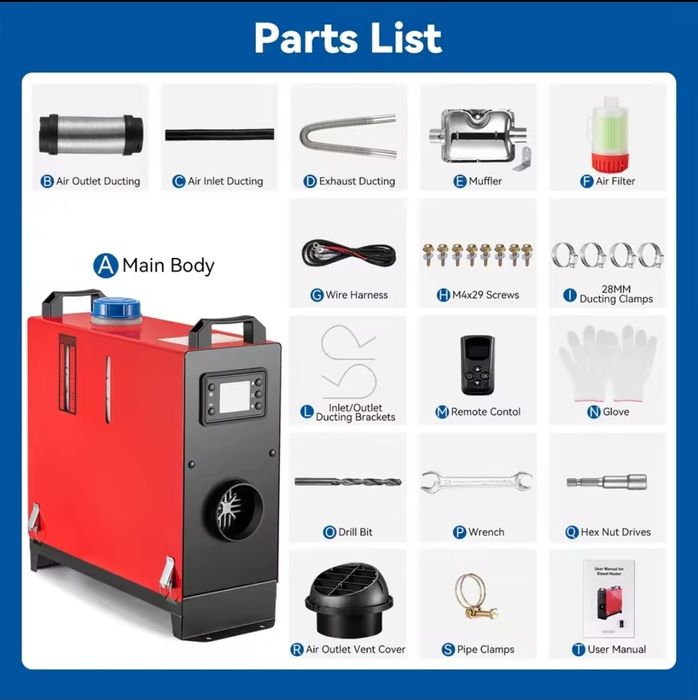 Sirocou / Webasto / Încălzitor pe motorină