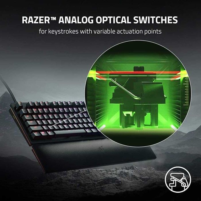 Tastatura Gaming Mecanica RAZER Huntsman V2 Purple Optical Switch Noua